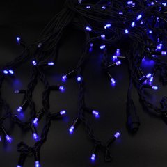 Гірлянда-бахрома LED 200 3.3Line Short curtain Бурульки/Бахрома B-1 10м, Синій