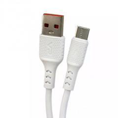 Silicone Cable USB C 2.4А (1m) — Veron TC03 W/P