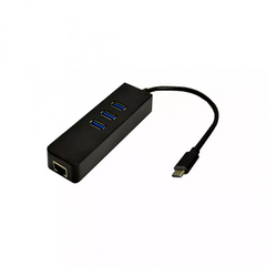 Юсб-Хаб USB HUB : LAN & USB C To 3 USB