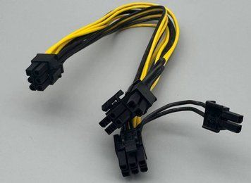 Перехідник ATX 6-pin на 2&times;(6+2)-pin