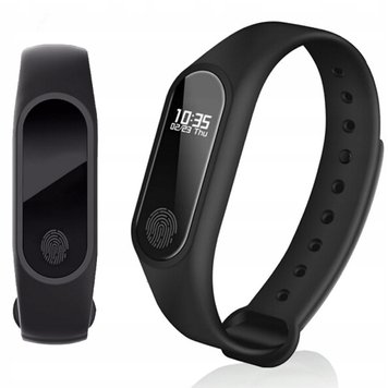 Фитнес браслет Smart Band M2 трекер сердечного ритма, Black