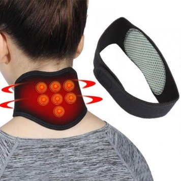 Шейный бандаж с магнитами Self heating neck guard band