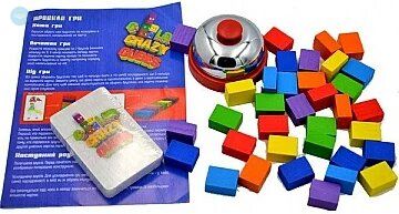 Игра настольная, развлекательная "Color Crazy Cubes"