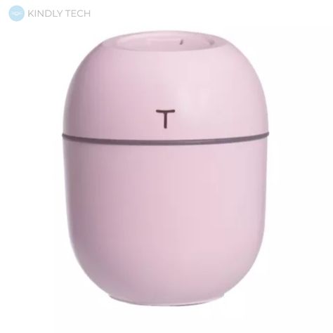 Зволожувач повітря - ароматизатор "Овал" Humidifier, Рожевий