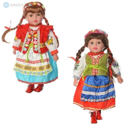 Дитяча музична лялька Україночка 47 см. на укр. яз. M1191-W-N в асортименті