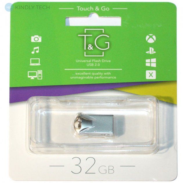Флеш-накопичувач USB Flash Drive T & G 106 Metal Series 32GB