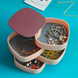 Шкатулка органайзер для бижутерии с зеркалом Rotating Jewelry Organizer, В ассортименте