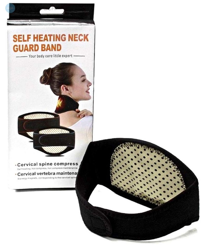 Шейный бандаж с магнитами Self heating neck guard band