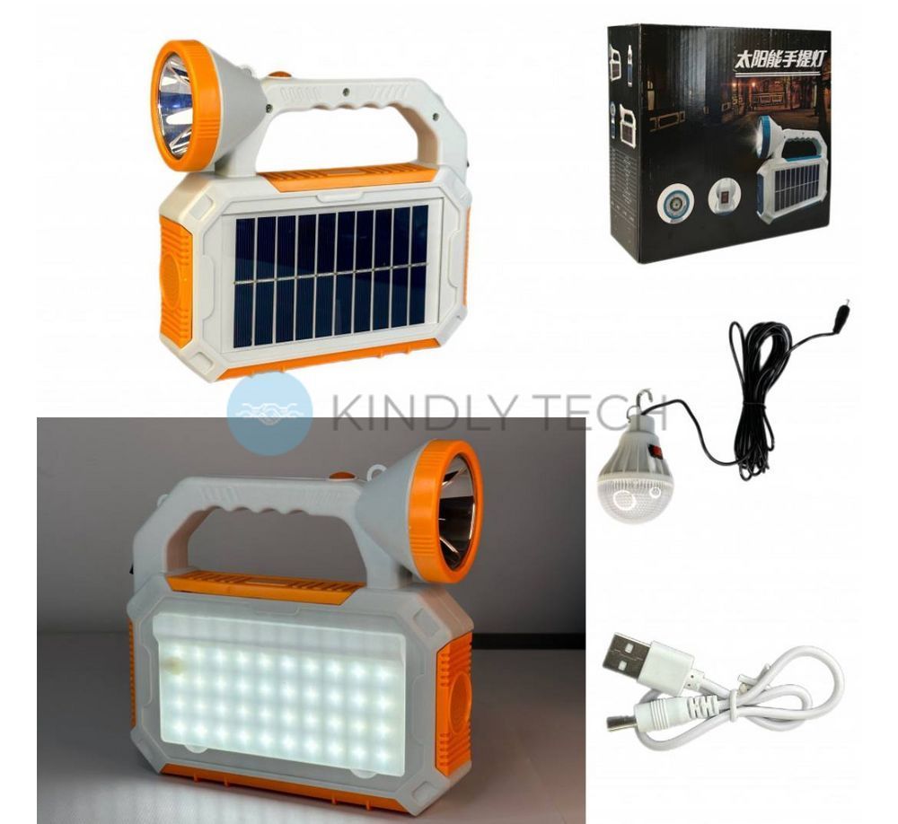 Світлодіодний прожектор з акумулятором 6000 mAh LED Charging Working Lamp 214&times;76 мм