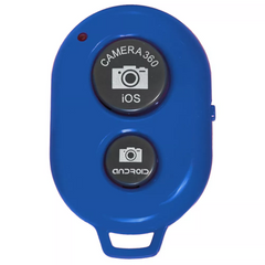 Блютуз кнопка для камеры Bluetooth Remote Control, Пульт для селфи — Blue