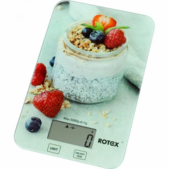 Кухонні ваги з плоскою платформою ROTEX RSK14-P Yogurt на 5 кг. електронні