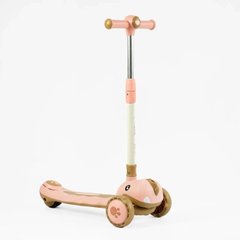 Самокат детский трехколесный Scooter Cvest Dino, Розовый