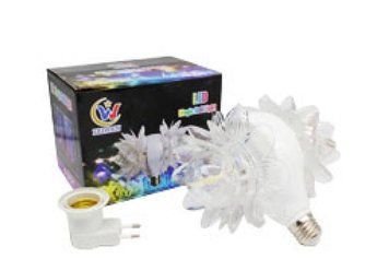Разноцветная лампа в патрон 220V LW LH01
