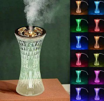 Кристальна лампа з зволожувачем повітря Xiaomanyo Humidifier з сенсорним керуванням