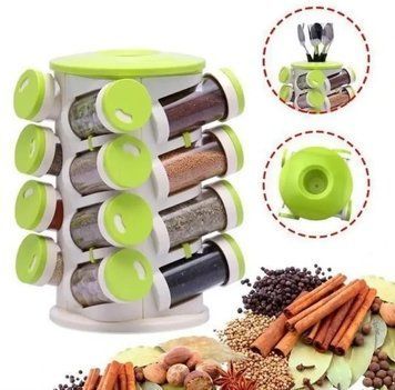 Кухонная вращающиеся подставка - карусель для специй 16 в 1 Spice Rack