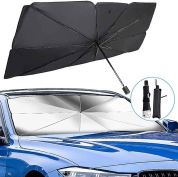 Солнцезащитный зонт для лобового стекла автомобиля Car Umbrellas 135х69cм