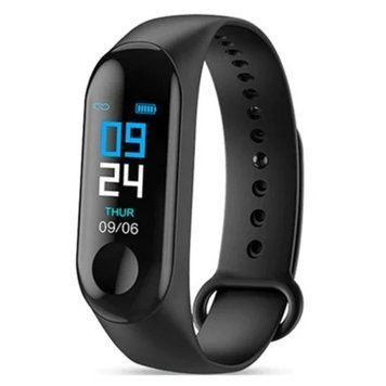 Фитнес браслет Smart Band M3 трекер сердечного ритма, Black