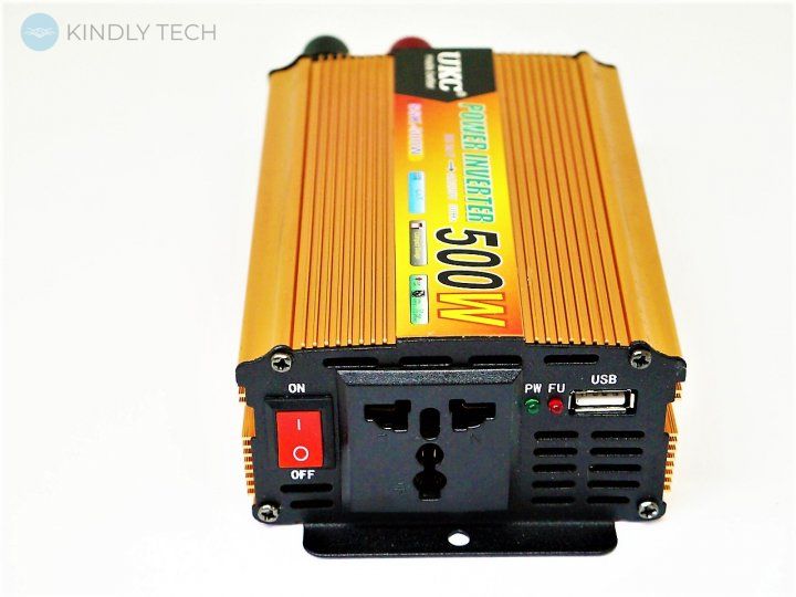 Инвертор автомобильный KONNWEI-500W 24V