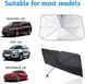 Солнцезащитный зонт для лобового стекла автомобиля Car Umbrellas 135х69cм