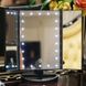 Дзеркало потрійне для макіяжу з LED підсвічуванням Magic Makeup Mirror Чорне