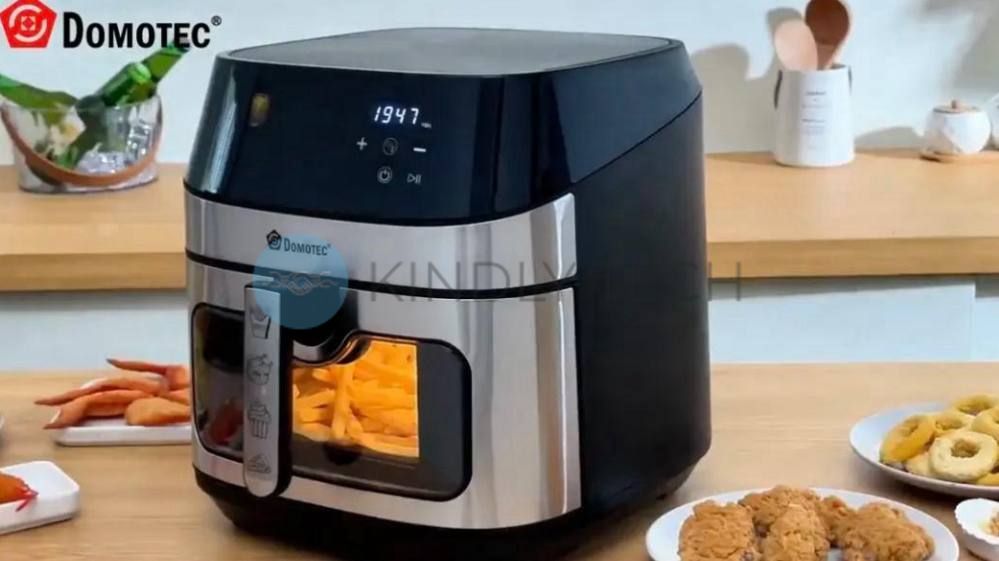Аерофритюрниця DOMOTEC MS-3221, 7 л, 3500 Вт, чорна