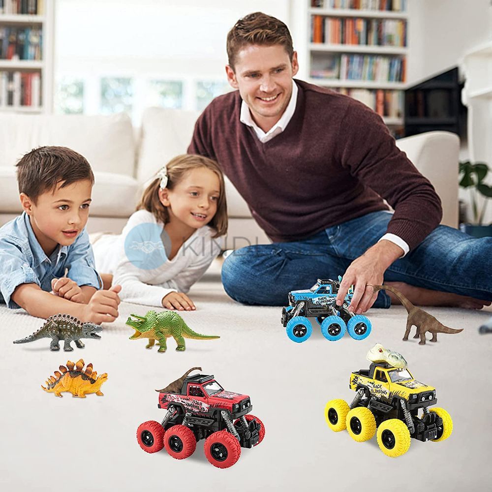 Джип Rock Climber 6 колес с амортизатором, инерция 4WD purple