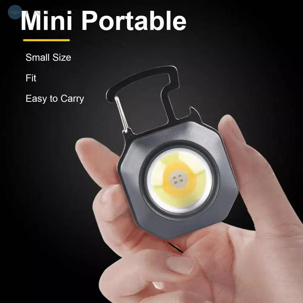 Мини-фонарик брелок с прикуривателем — Lamp LL-201