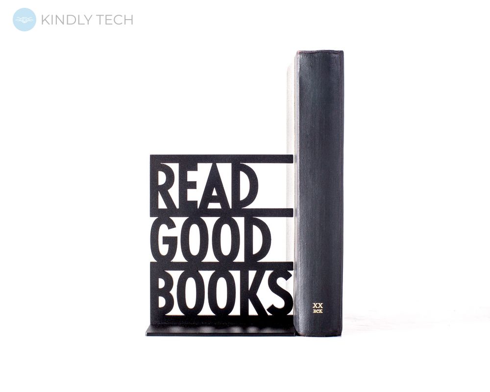 Тримач для книг «Read Good Books», Чорний