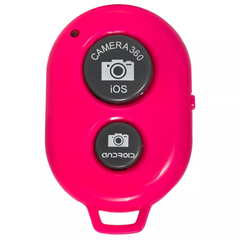Блютуз кнопка для камеры Bluetooth Remote Control, Пульт для селфи — Pink
