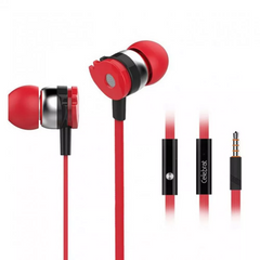 Дротові навушники вкладиші 3.5mm — Celebrat D1 — Red