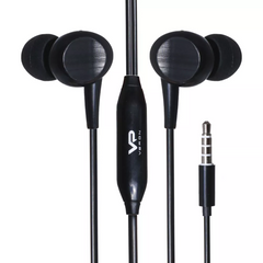 Дротові навушники з мікрофоном 3.5mm — Veron VH04 — Black