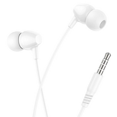 Наушники вакуумные проводные с микрофоном HOCO M94 universal earphones, Белый