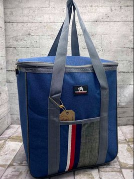 Термосумка холодильник для еды Beach Bag с ручками IC062-4, Blue