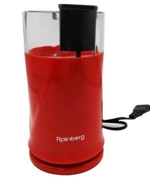 Кавомолка електрична Rainberg RB‑2204 400 Вт червона