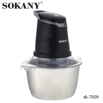 Блендер кухонний 400Вт, 2л, Sokany SK-7020, Чоппер для кухні