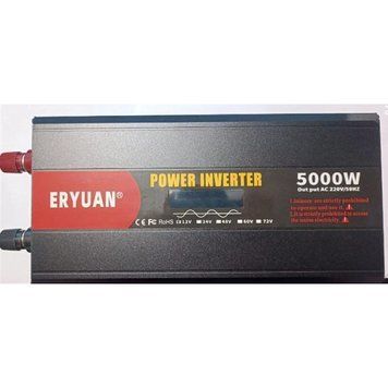 Перетворювач напруги з 12V&rarr;220V 5000W ЧИСТИЙ СИНУС LCD