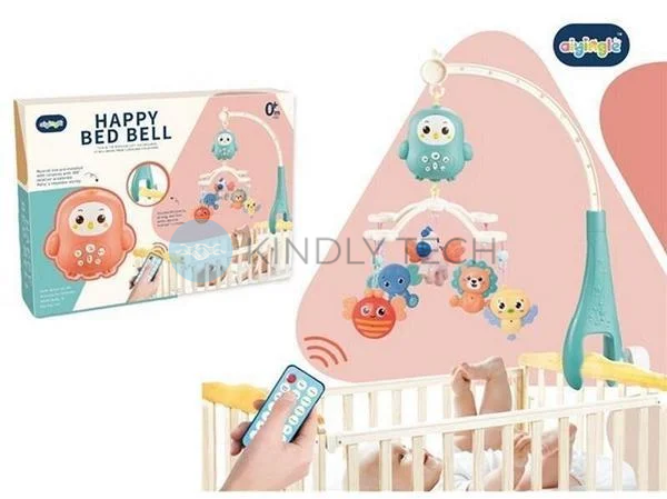 Дитяча каруселька-підвіска на ліжечко Happy Bed Bell з пультом