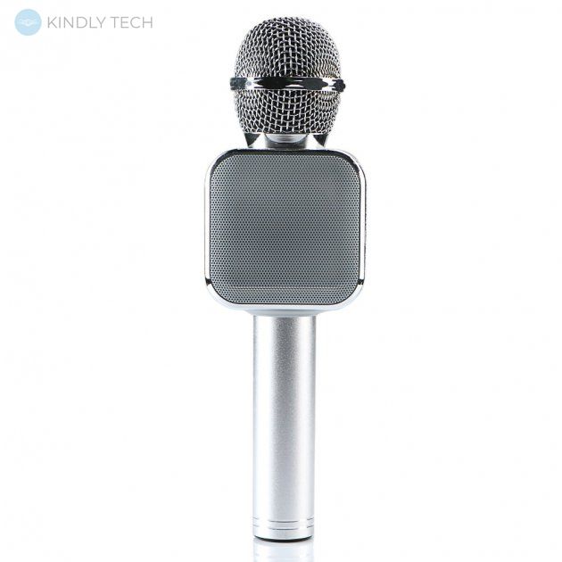 Беспроводной Портативный Bluetooth микрофон Wster WS 1818 Silver
