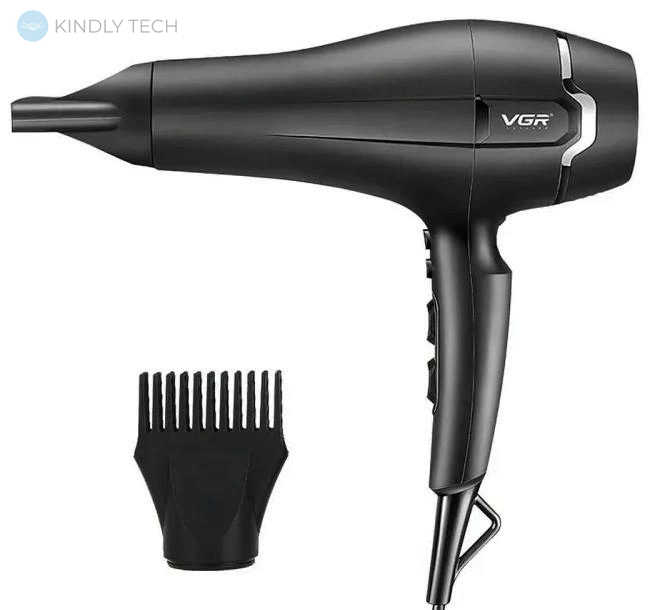 Профессиональный фен VGR V-450 для сушки, укладки волос (2400 Вт.)