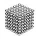 Магнитный конструктор-головоломка Neocube 216 шариков Silver