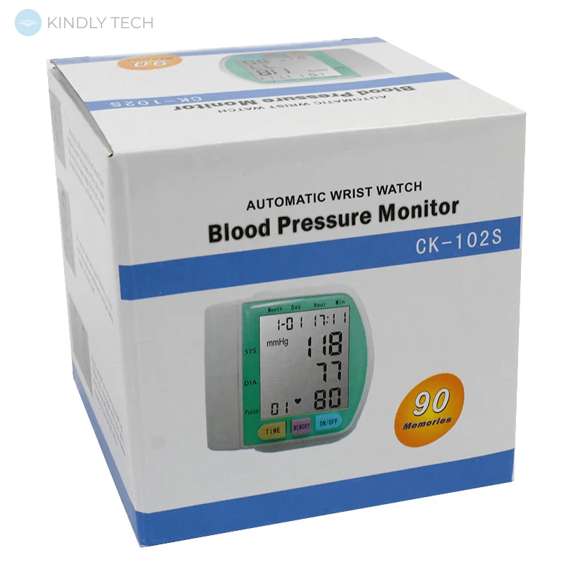 Цифровий тонометр на зап'ястя Automatic Blood Pressure Monitor СК-102 S