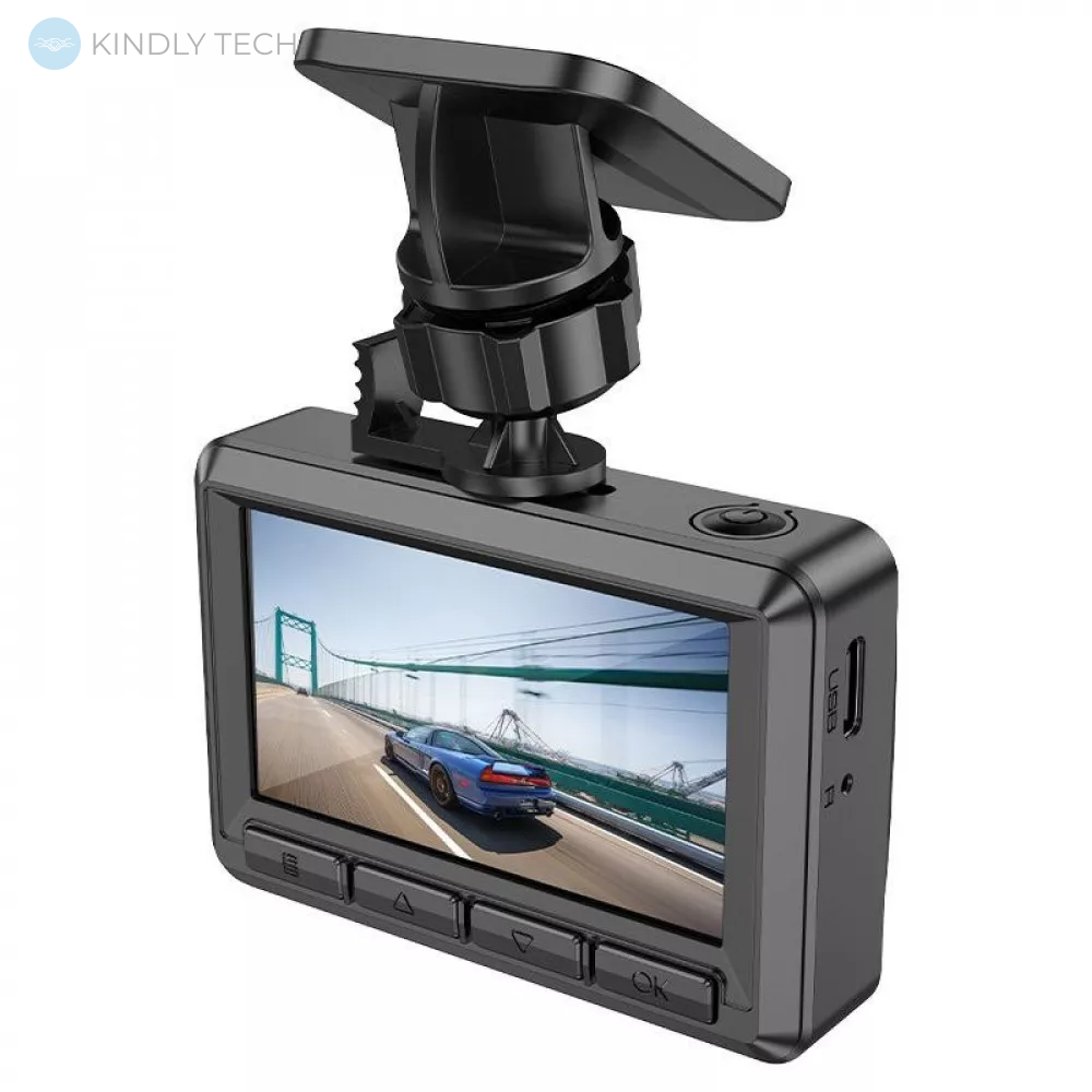 Автомобильный видеорегистратор с камерой заднего вида — Hoco DV3