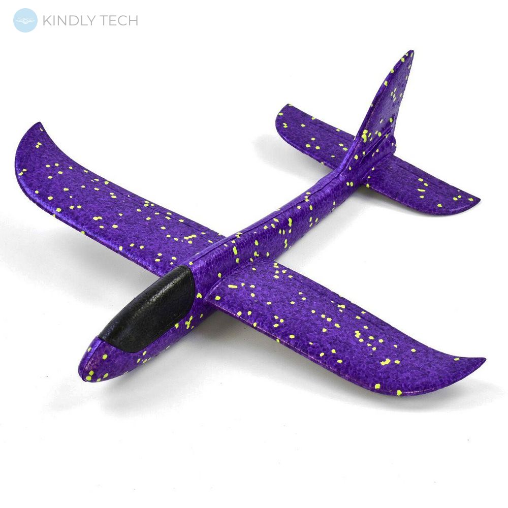 Метальна іграшка літак Фіолетовий