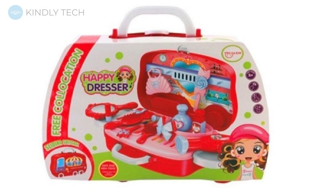 Детский игровой набор Салон красоты в чемоданчике Happy Dresser