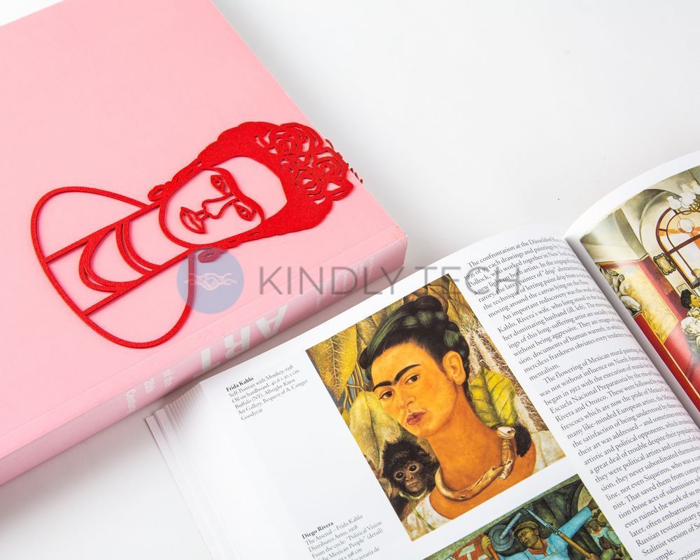 Закладка для книг &laquo;Фріда Кало&raquo;, Червоний