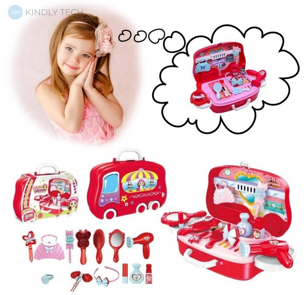 Дитячий ігровий набір Салон краси в валізці Happy Dresser