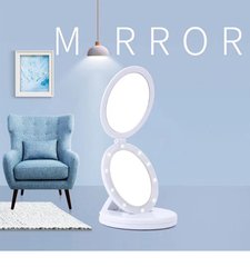 Косметическое складное зеркало с LED подсветкой Large Mirror Eclipse