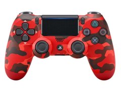 Беспроводной джойстик Sony PS 4 DualShock 4 Wireless Controller, Red camouflage
