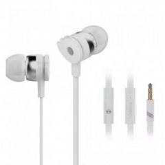 Дротові навушники вкладиші 3.5mm — Celebrat D1 — White
