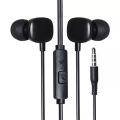 Проводные наушники с микрофоном 3.5mm — Veron VH05 Soft Bass — Black